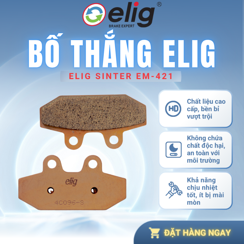 BỐ THẮNG PHANH ELIG EM-421 SINTER