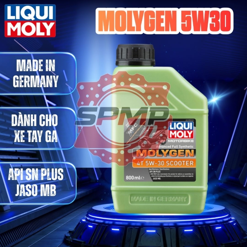 Nhớt xe tay ga cao cấp Liqui Moly Molygen Scooter 5W30 800ML - 21895