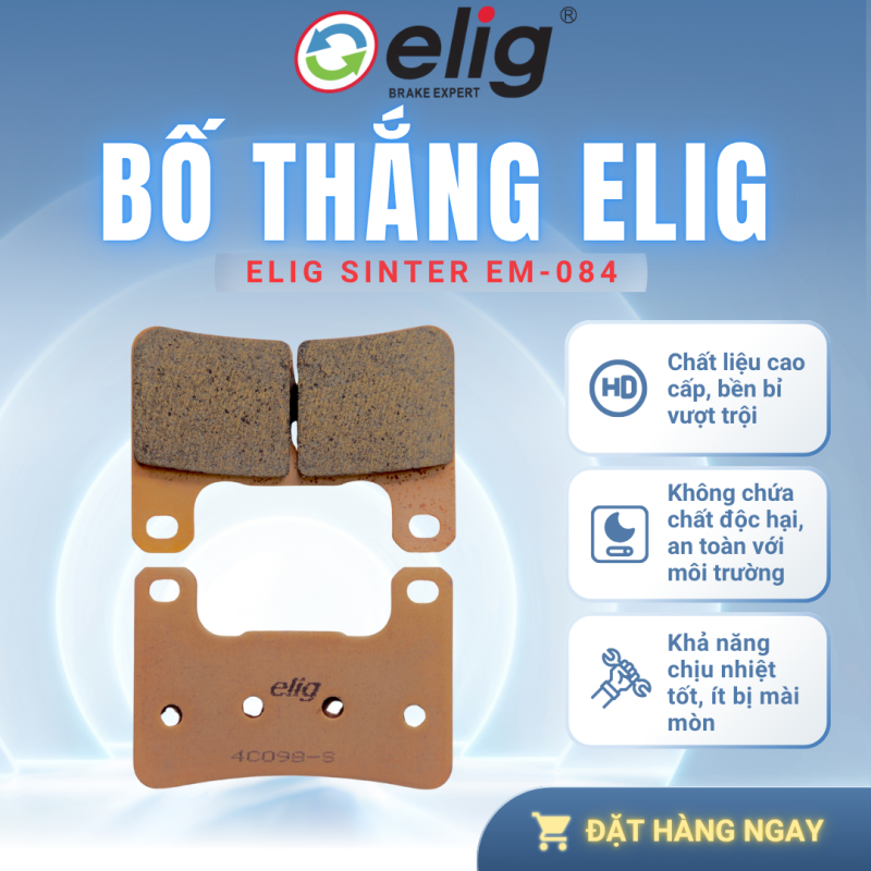BỐ THẮNG PHANH ELIG EM-084 SINTER
