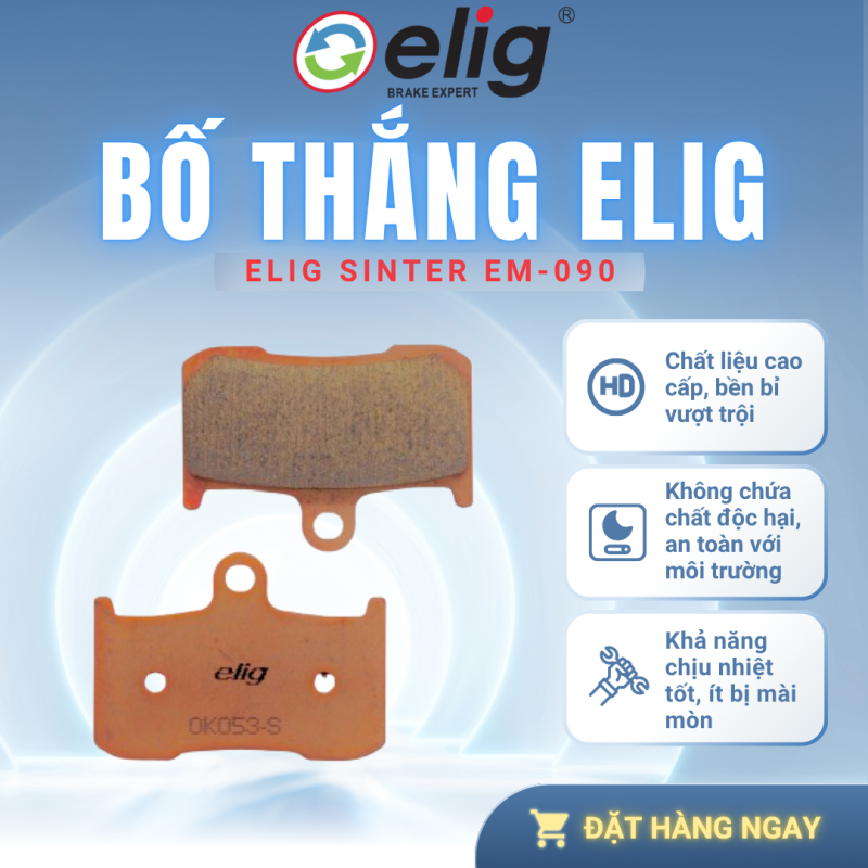 BỐ THẮNG PHANH ELIG EM-090 SINTER