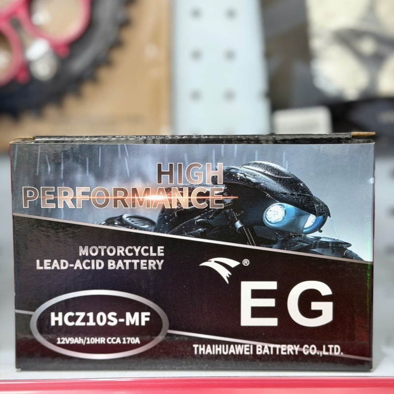 Bình ắc quy Eagle HCZ10S-MF cho các dòng xe máy mô tô PKL Kawasaki Z1000/ZX6R/Z650, Yamaha MT-07/R6/FZ6/MT-09,...