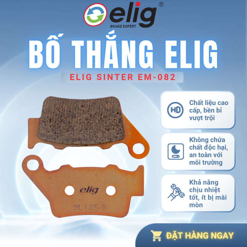 BỐ THẮNG PHANH ELIG EM-082 SINTER