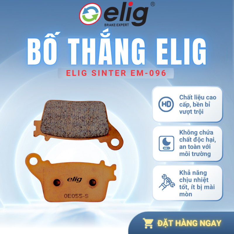 BỐ THẮNG PHANH ELIG EM-096 SINTER