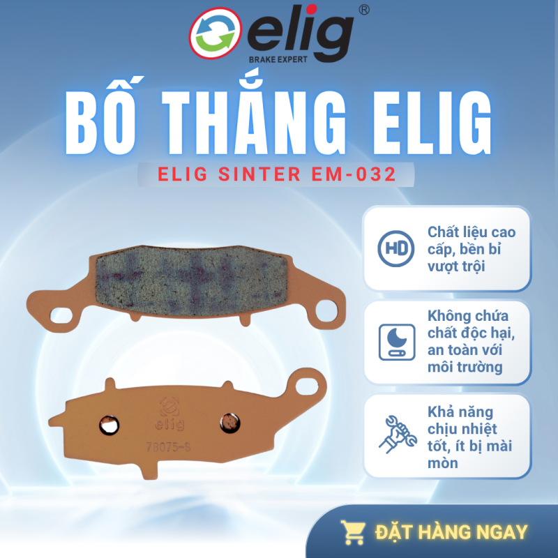 BỐ THẮNG PHANH ELIG EM-032 SINTER