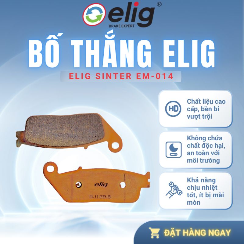 BỐ THẮNG PHANH ELIG EM-014 SINTER