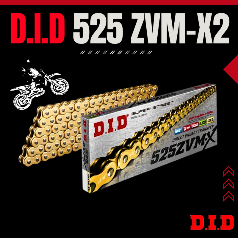 Sên DID 525ZVM-X2 Xring 120ZB GOLD