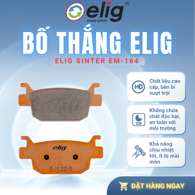 BỐ THẮNG PHANH ELIG EM-164 SINTER