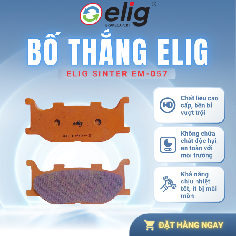 BỐ THẮNG PHANH ELIG EM-057 SINTER