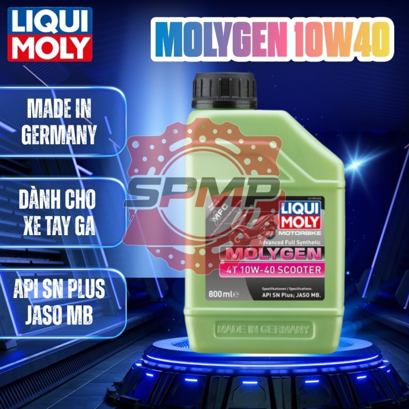 Dầu nhớt xe tay ga LIQUI MOLY MOLYGEN 4T 10W40 SCOOTER 800ml Chính hãng - 21896
