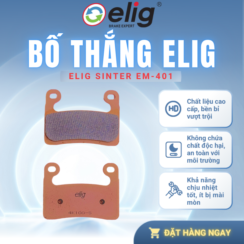 BỐ THẮNG PHANH ELIG EM-401 SINTER
