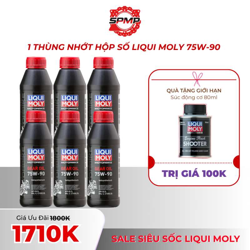 SALE NHỚT HỘP SỐ LIQUI MOLY 75W-90 ( 6 CHAI/THÙNG )