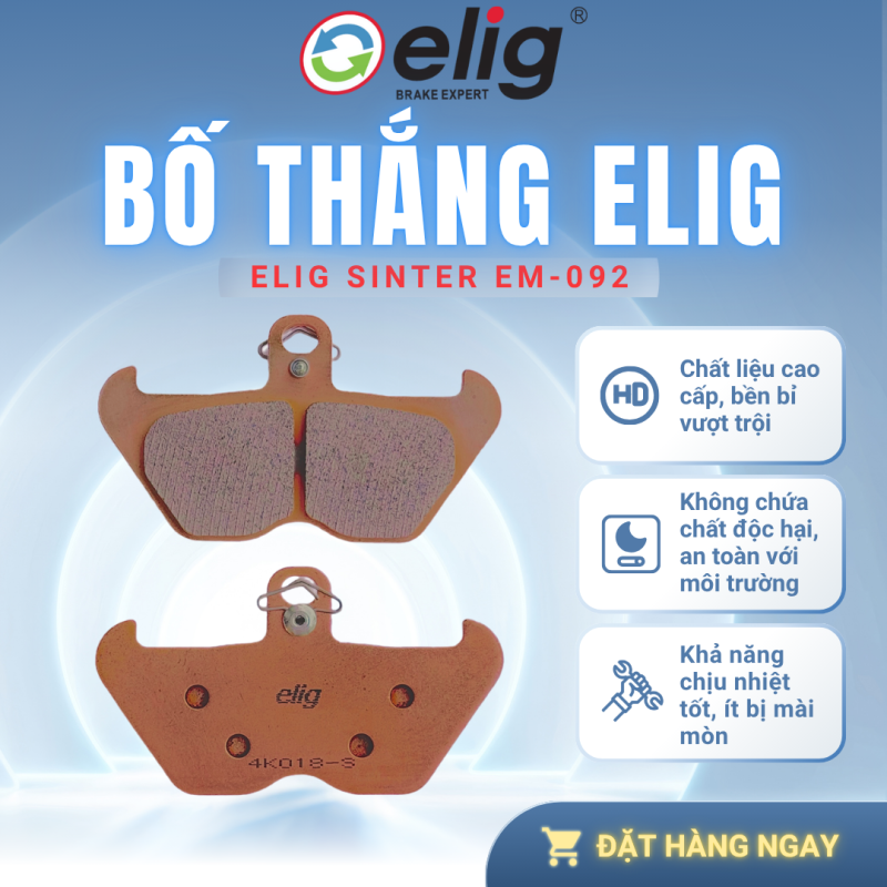 BỐ THẮNG PHANH ELIG EM-092 SINTER