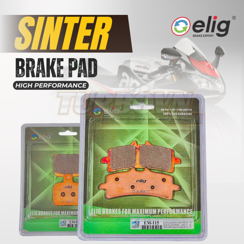 Bố thắng Elig Sinter dành cho xe APRILIA RSV4 