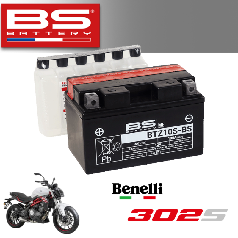 Bình ắc quy  BTZ10S-BS dành cho xe BENELLI 3025 
