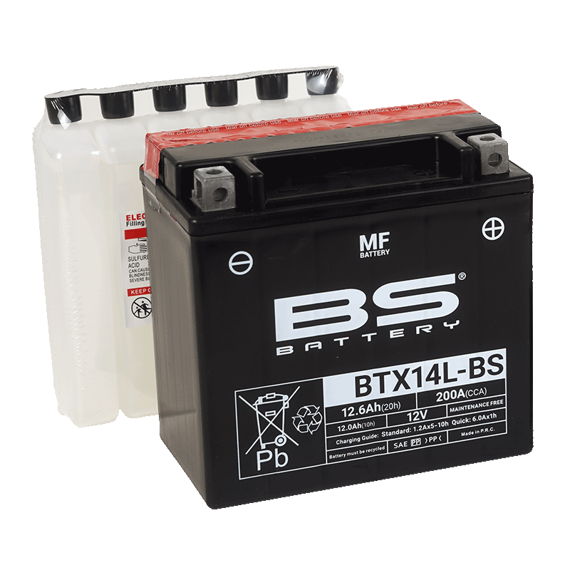 BÌNH ẮC QUY BS BTX14L-BS 200CCA (150x87x145 mm)