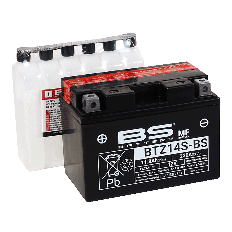 BÌNH ẮC QUY BS BTZ14S-BS 230CCA (150x88x110 mm)
