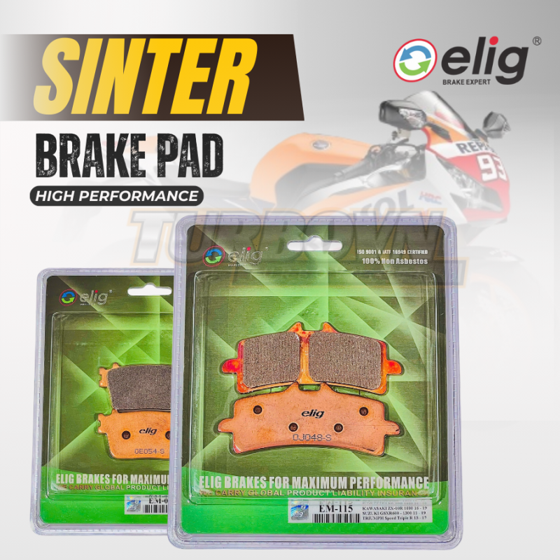 Bố thắng Elig Sinter dành cho xe HONDA CBR1000RR 2015 SP
