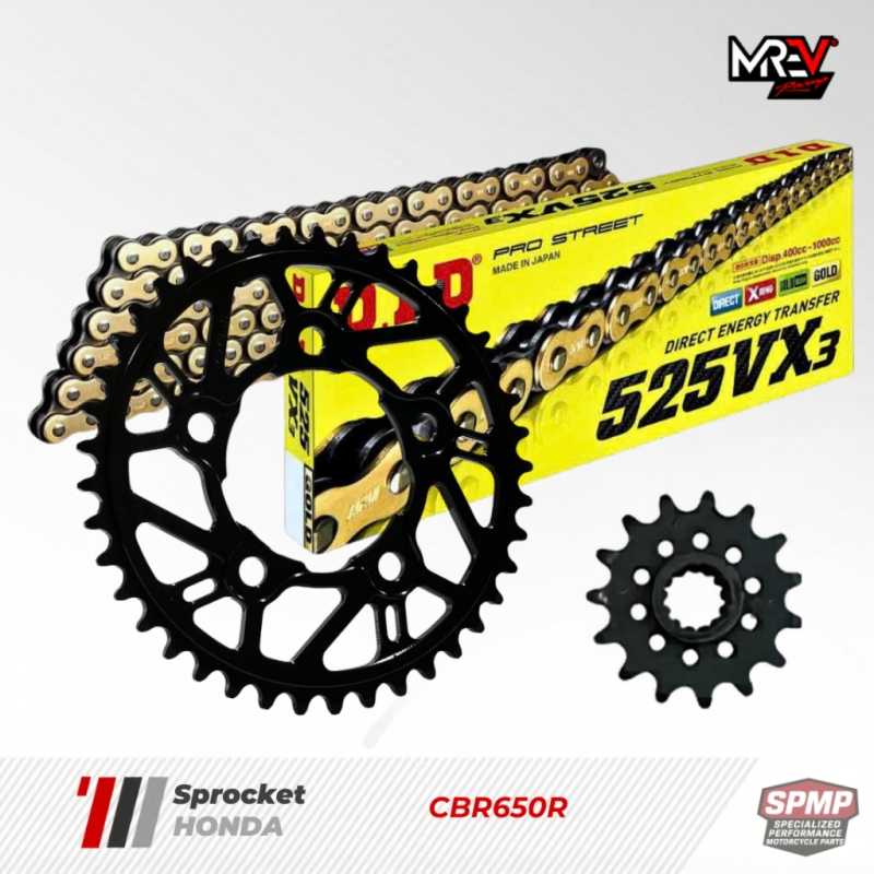 Nhông Sên Dĩa MREV cho xe Honda CBR650 R 15-42/525