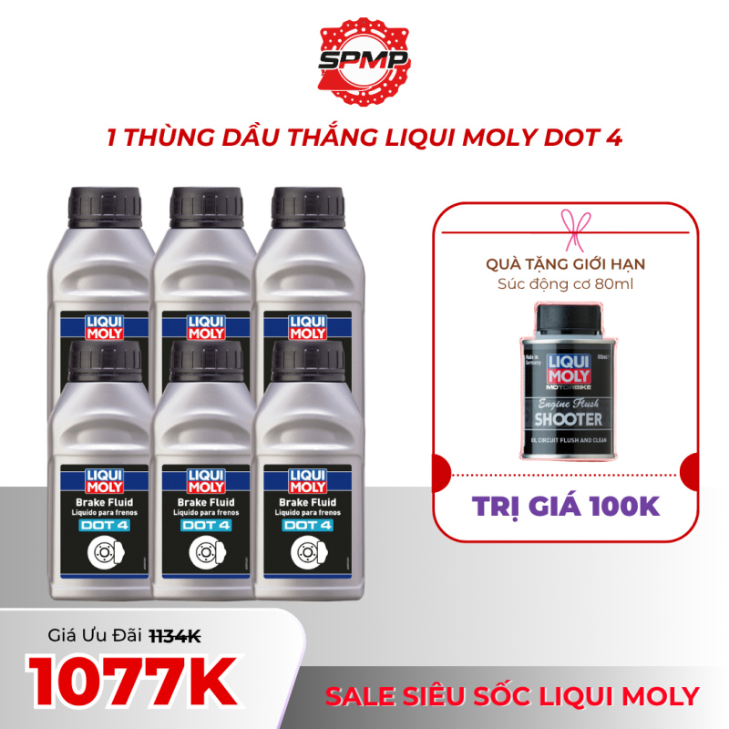 SALE DẦU THẮNG LIQUI MOLY DOT 4 ( 6 CHAI/THÙNG )
