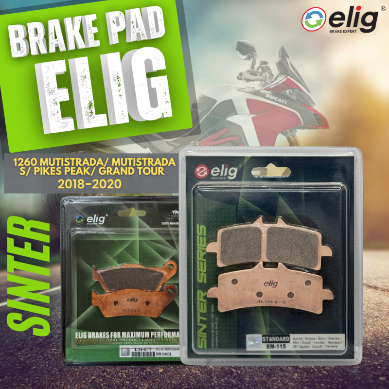 Bố thắng Elig Sinter Ducati 1260 MUTISTRADA_ MUTISTRADA S_PIKES PEAK_D-AIR (Trước EM-115, Sau EM-079)