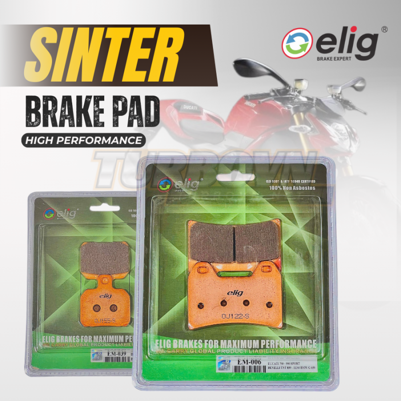 Bố thắng Elig Sinter dành cho xe Ducati DUCATI 848 STREET FIGHTER