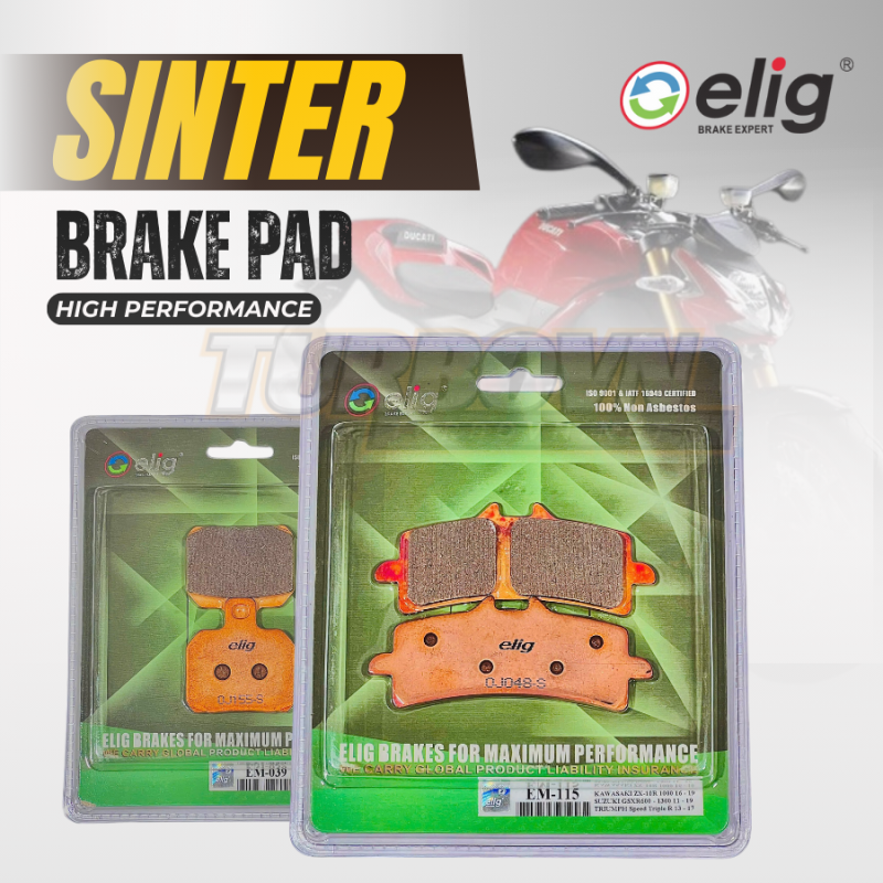 Bố thắng Elig Sinter dành cho xe Ducati DUCATI 848 STREET FIGHTER S