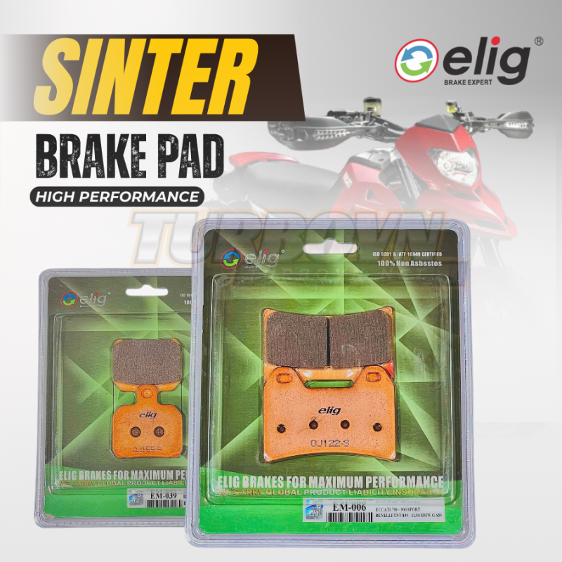 Bố thắng Elig Sinter dành cho xe DUCATI HYPER MOTARD