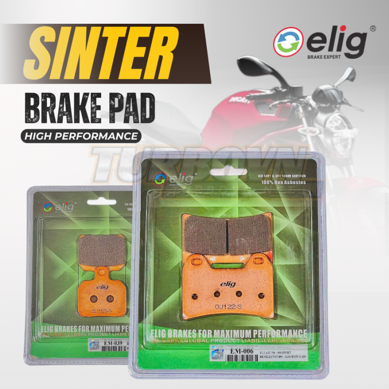 Bố thắng Elig Sinter dành cho xe DUCATI MONSTER 796 