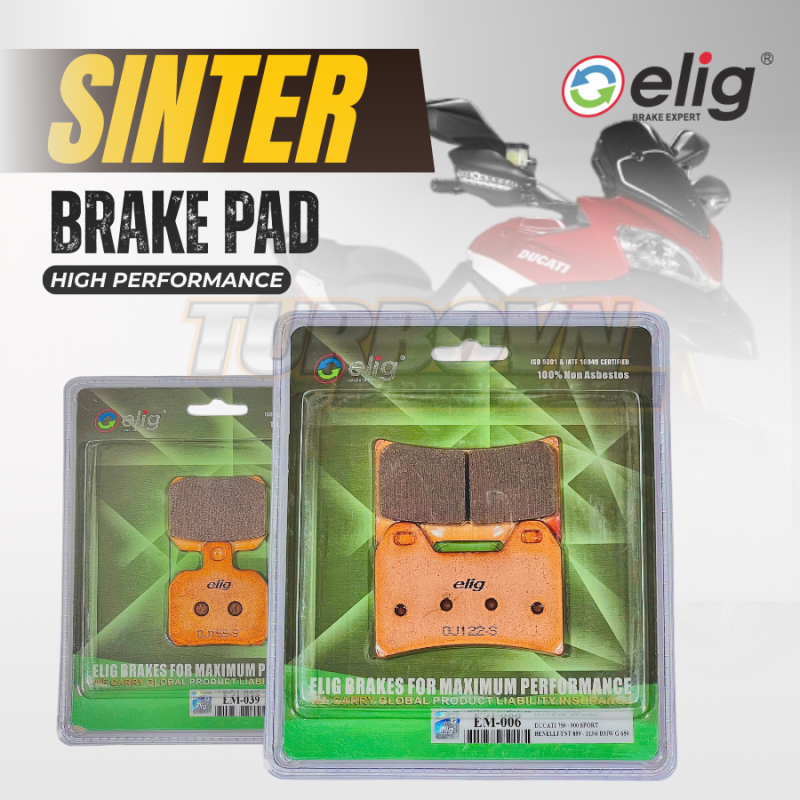 Bố thắng Elig Sinter dành cho xe DUCATI MUTISTRADA 1200_ 1200 PIKES PEAK_ GT_SPORT_TOURING 2010-2014 