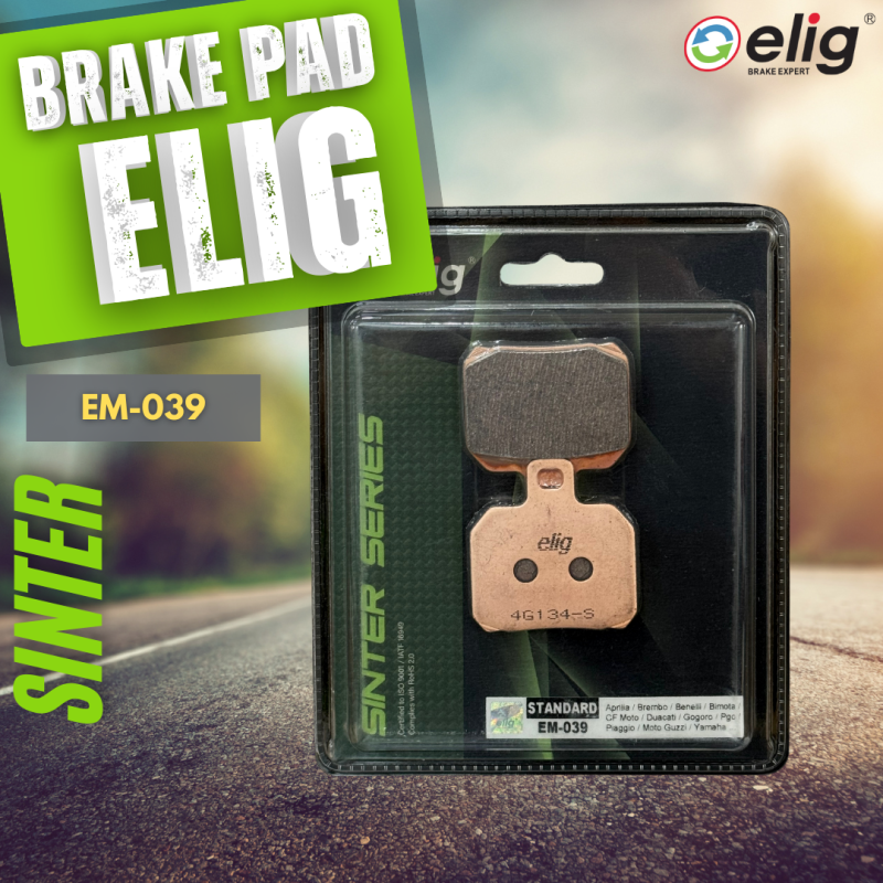 Bố thắng Elig Sinter EM-039 Heo Brembo 2Pis