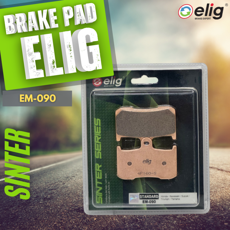 Bố thắng trước Elig Sinter EM-090 KAWASAKI Z800/Z900/Z1000