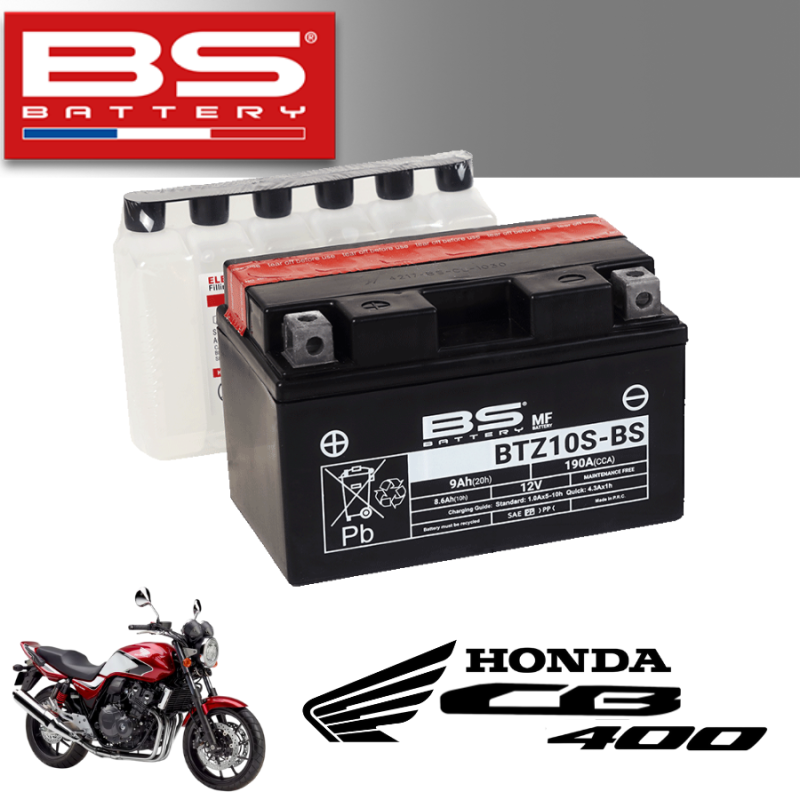 Bình ắc quy  BTZ10S-BS dành cho xe HONDA CB400
