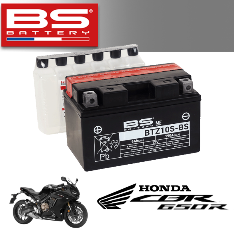 Bình ắc quy  BTZ10S-BS dành cho xe HONDA CB650R 