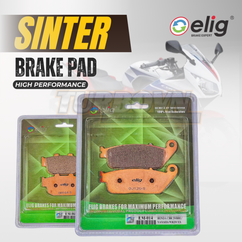 Bố thắng Elig Sinter dành cho xe HONDA CBR250R 2014-2017