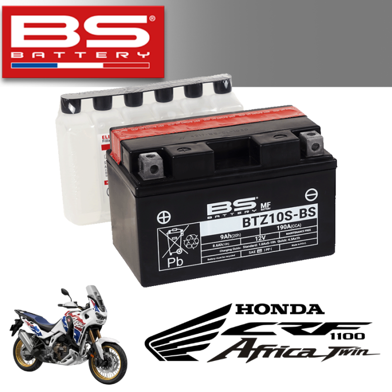 Bình ắc quy  BTZ10S-BS dành cho xe HONDA CRF 1100 AFRICA TWIN