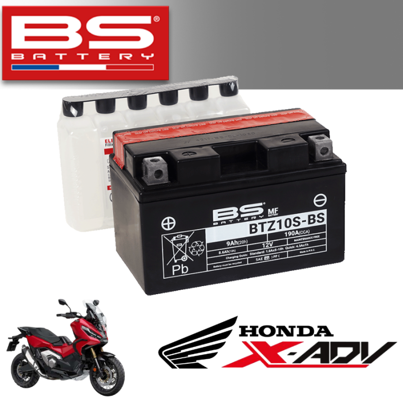Bình ắc quy  BTZ10S-BS dành cho xe HONDA X-ADV