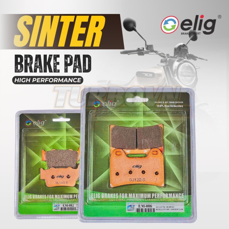 Bố thắng Elig Sinter dành cho xe HUSQVANA 701 VAPILENT