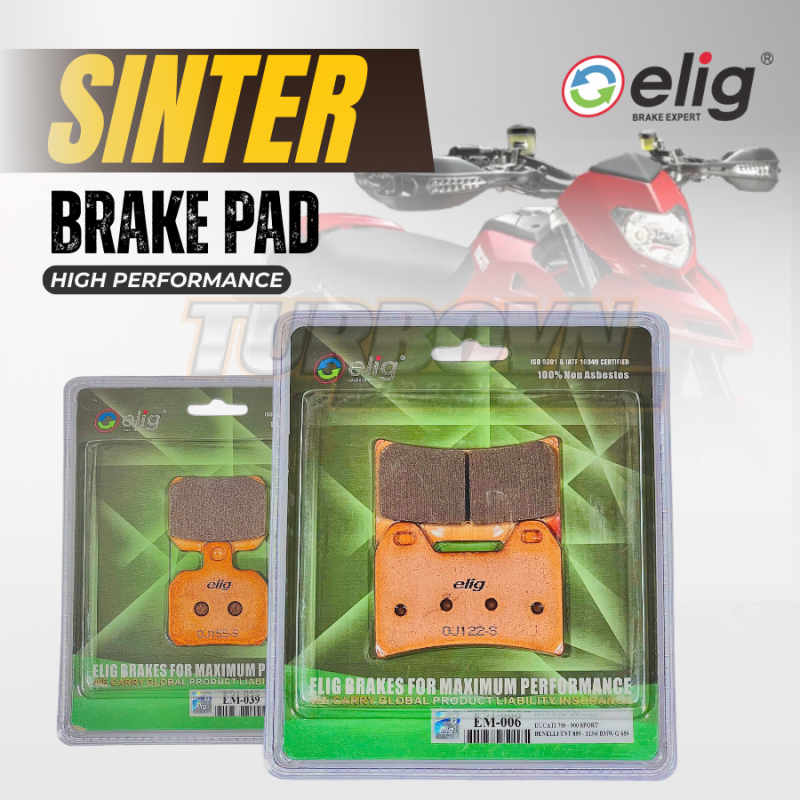 Bố thắng Elig Sinter dành cho xe DUCATI HYPER MOTARD 796