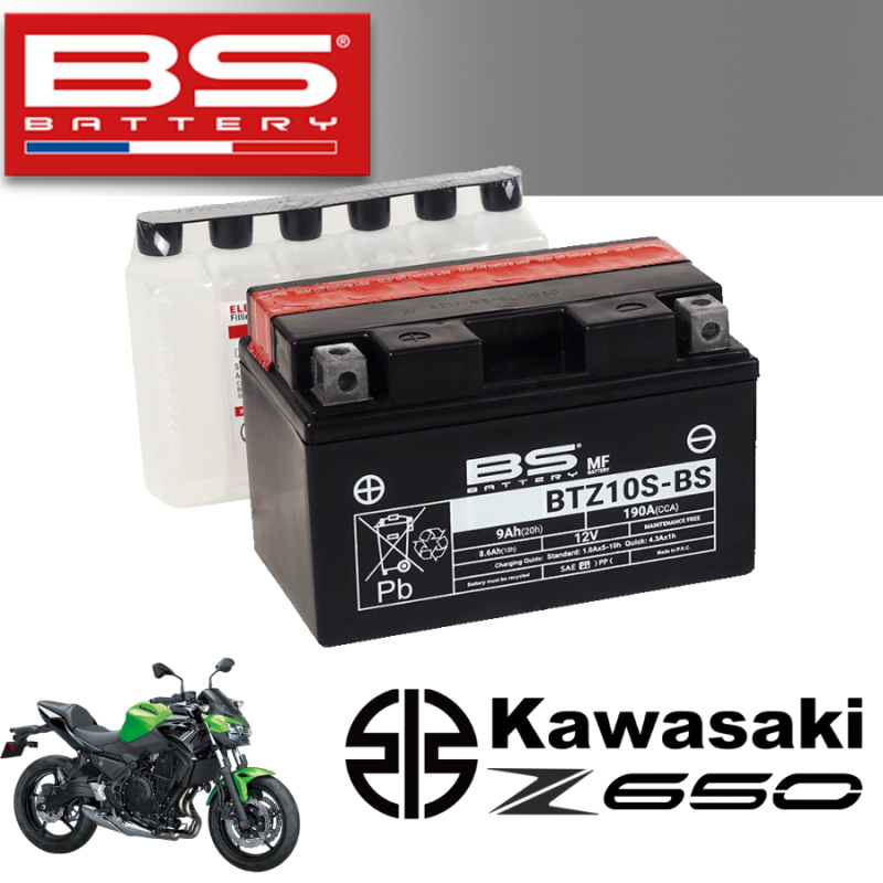 Bình ắc quy  BTZ10S-BS dành cho xe KAWASAKI Z650 (3)