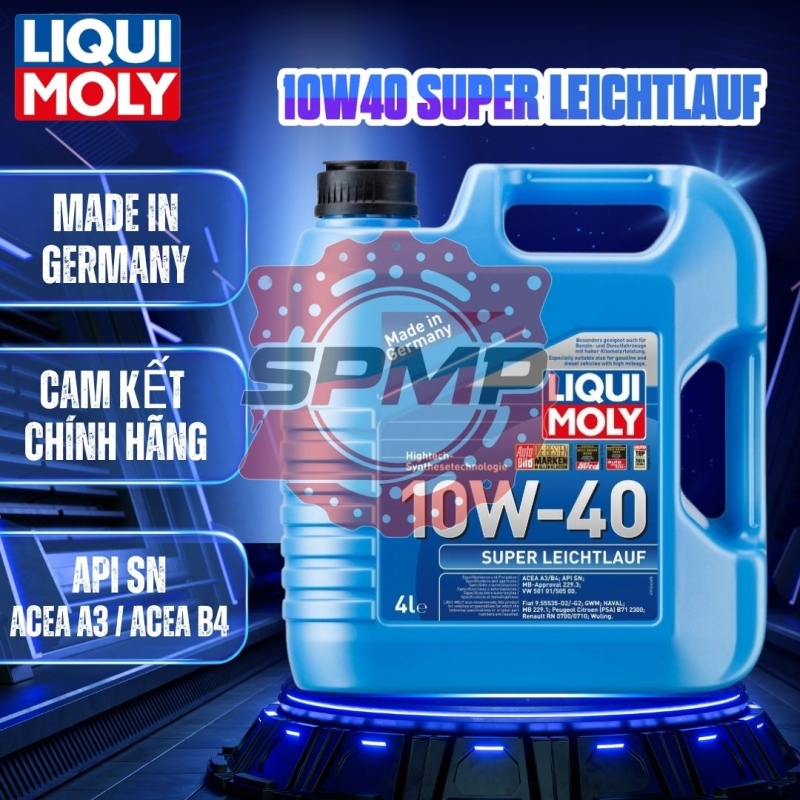 DẦU NHỚT Ô TÔ LIQUI MOLY SUPER LEICHTLAUF 10W40 4L - 9504