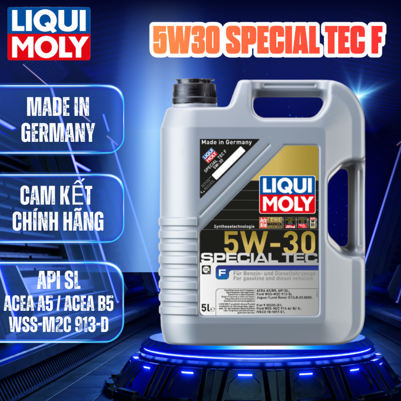DẦU NHỚT Ô TÔ LIQUI MOLY CAO CẤP SPECIAL TEC F 5W30 5L - 2326