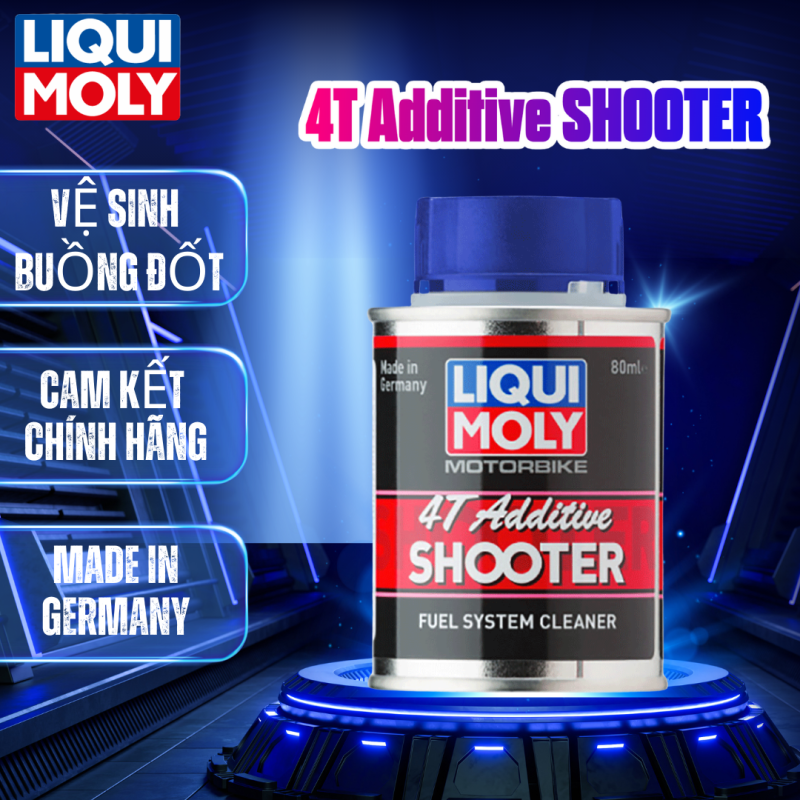 Dung dịch vệ sinh buồng đốt Liqui Moly 4T Additive Shooter Carbon Cleaner 80ml - 7916