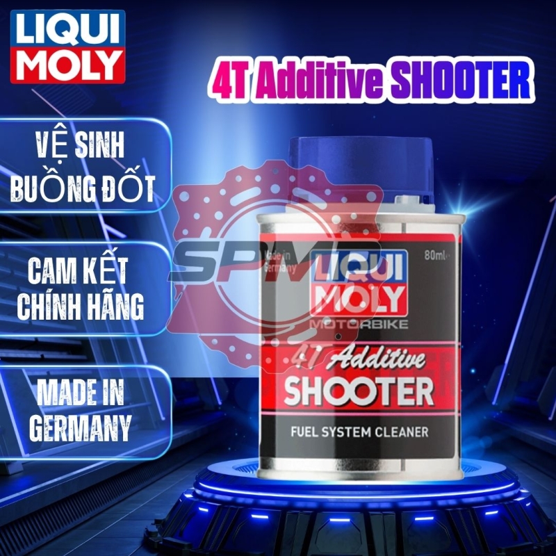 Dung dịch vệ sinh buồng đốt Liqui Moly 4T Additive Shooter Carbon Cleaner 80ml - 7916