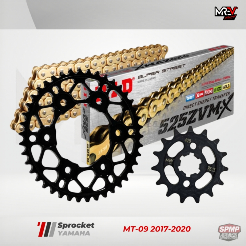Nhông Sên Dĩa MREV cho xe Yamaha MT09 đời (2017-2020) 16-45/525