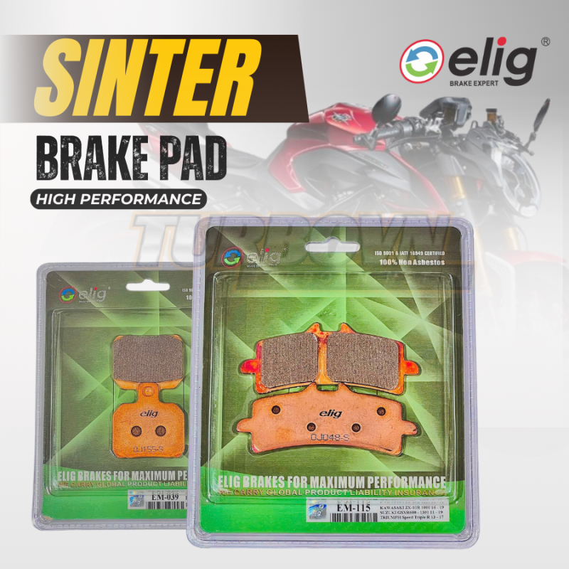 Bố thắng Elig Sinter dành cho xe MV AGUSTAR 1000 RUTALE RR