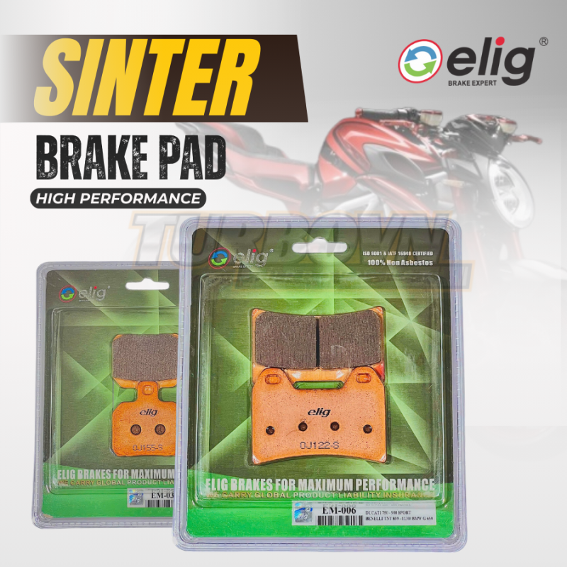 Bố thắng Elig Sinter dành cho xe MV AGUSTAR 800 BRUTALE_ RR_ DRAGSTER 