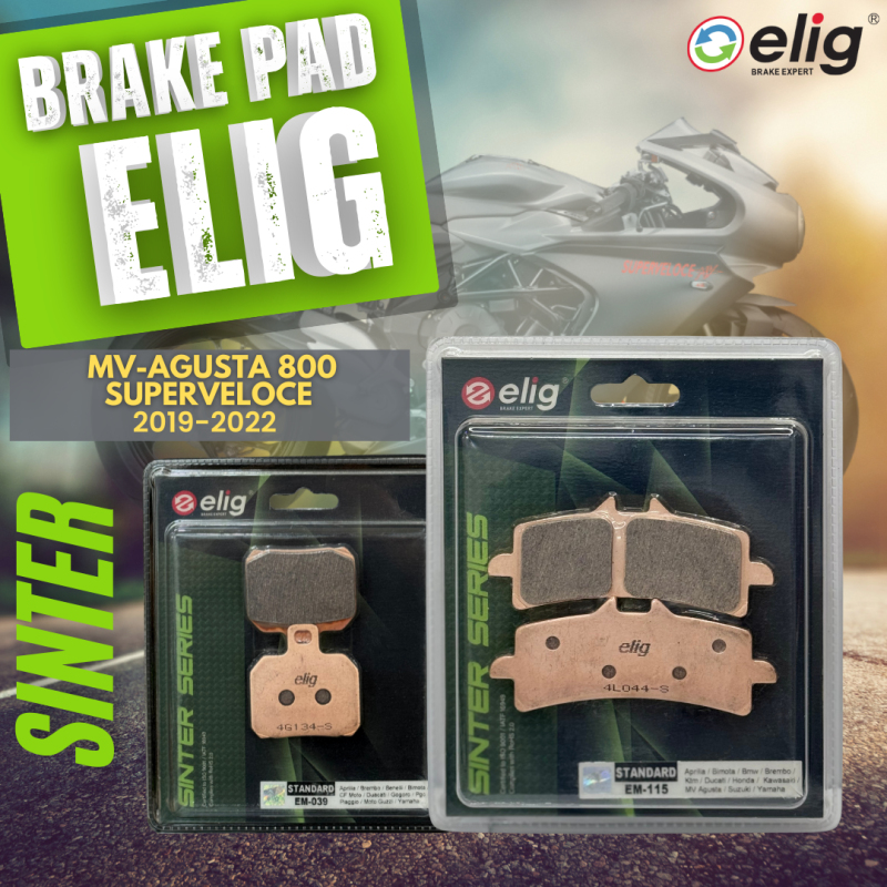 Bố thắng Elig Sinter MV AGUSTAR 800 SUPERVEIOCE