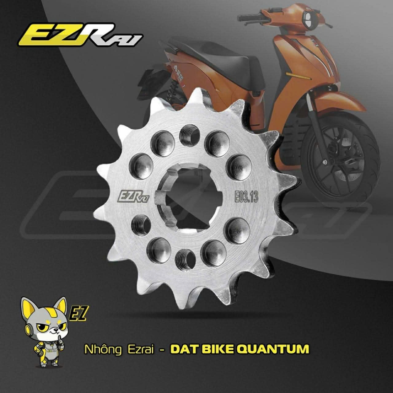 NHÔNG EZRAI DÀNH CHO XE DATBIKE QUANTUM S1 13T/428