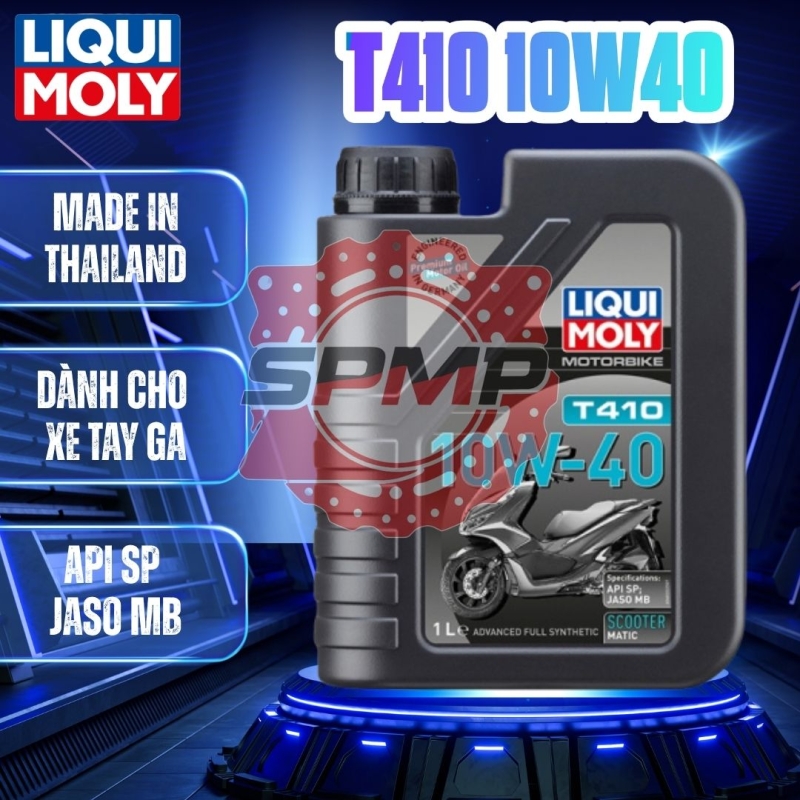 NHỚT XE TAY GA LIQUI MOLY MOTORBIKE 4T STREET 10W40 T410 SCOOTER 1L - 48332