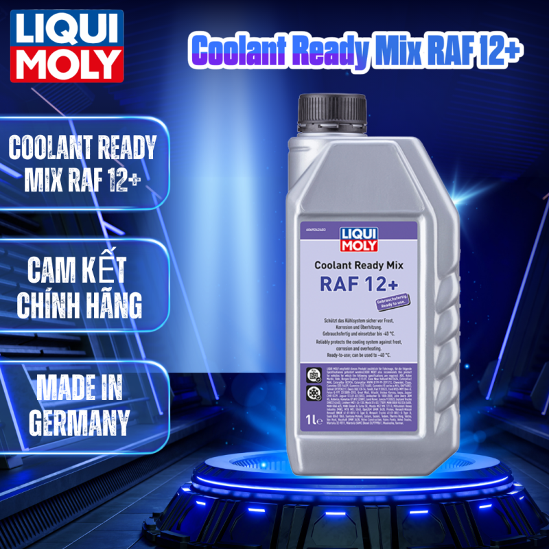 NƯỚC LÀM MÁT ĐỎ PHA SẲN LIQUI MOLY 1L DÀNH CHO XE TAY GA, XE SỐ, MOTO - 6924 CHÍNH HÃNG